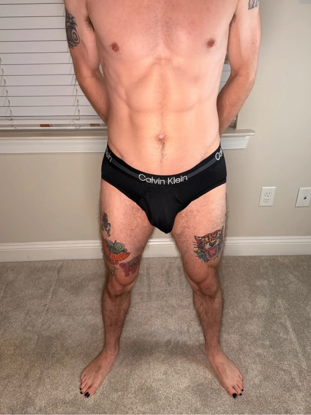 Calvin Klein Men's Black Classic Briefs Large